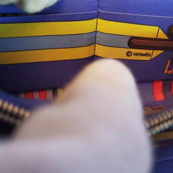 *HP* Hermes Azap Long Silk-Inn Zip Around Epson Leather Wallet - Picture 5 of 12